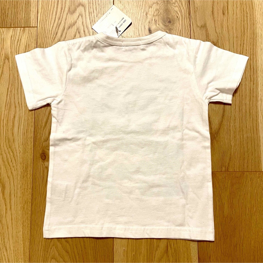 BeBe(ベベ)のBEBE 100cm 恐竜&ニコちゃん　短パン　半袖Tシャツ　上下セット キッズ/ベビー/マタニティのキッズ服男の子用(90cm~)(Tシャツ/カットソー)の商品写真