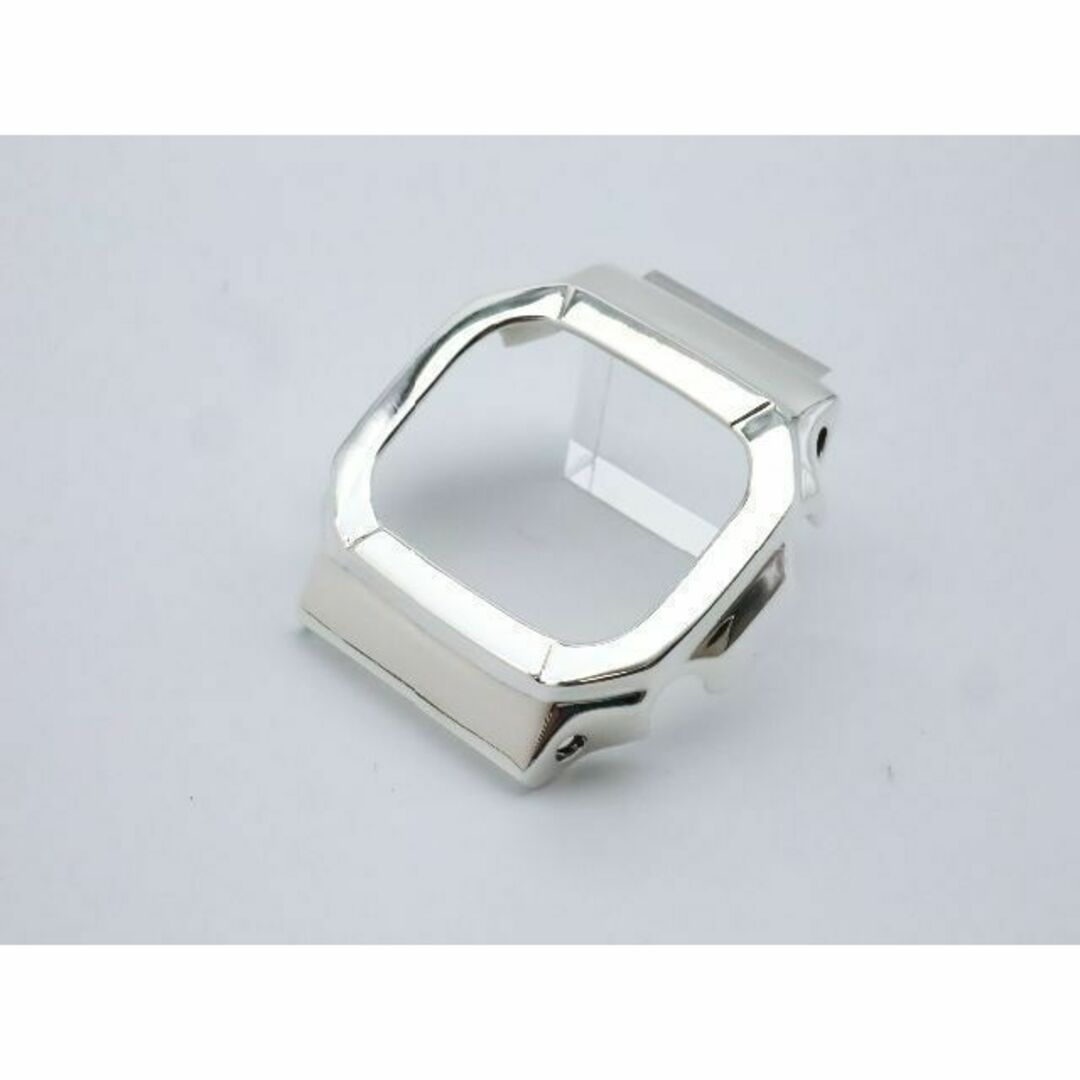 G-SHOCK(ジーショック)のGW-M5610用カスタムベゼル シルバー925製 カスタムGショック 鏡面加工 メンズの時計(腕時計(デジタル))の商品写真