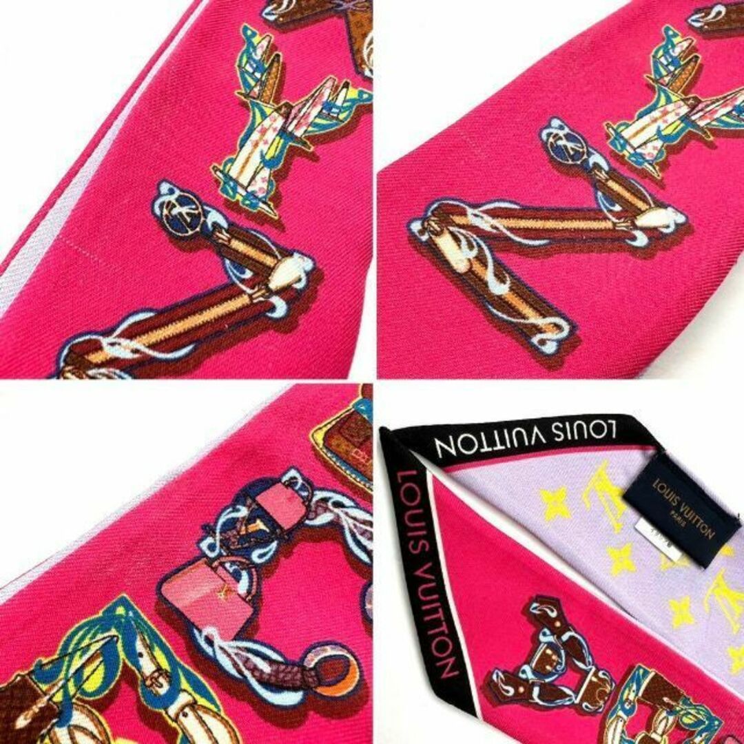 全3色/黒/赤/ベージュ 希少 LOUISVUITTON バンドー BB アルファベット