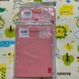 ユニクロ(UNIQLO)の【新品・未使用】ユニクロ コットンメッシュタンクトップ 2枚組(下着)