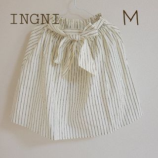 INGNI ストライプ スカート(ひざ丈スカート)