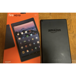 アマゾン(Amazon)のほぼ新品 無音化済み タブレット Fire HD10 Amazon 郵送対応可(タブレット)