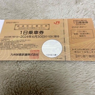 ジェイアール(JR)のJR九州株主優待券　6枚セット(鉄道乗車券)