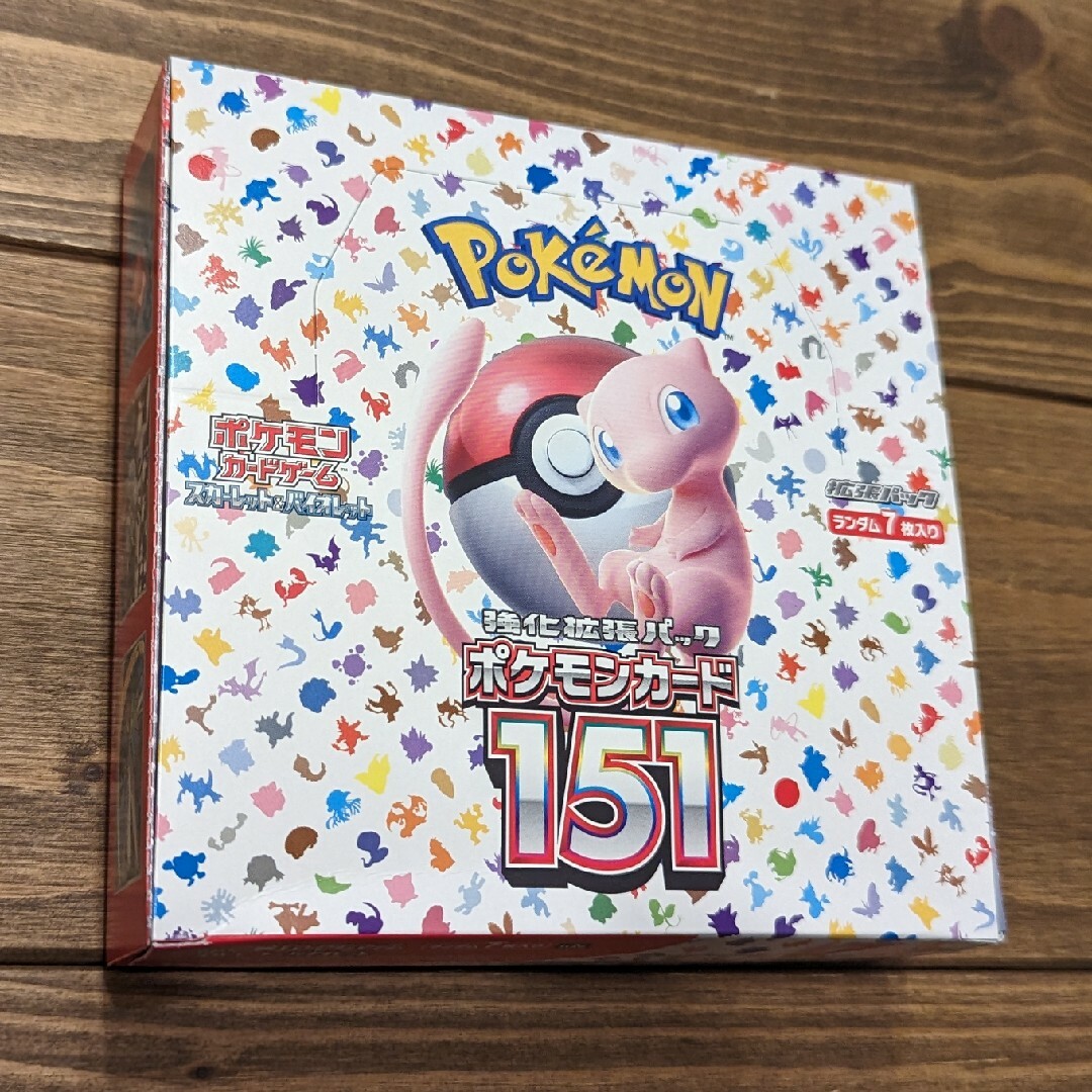 ポケモンカード 151 1box シュリンクなし