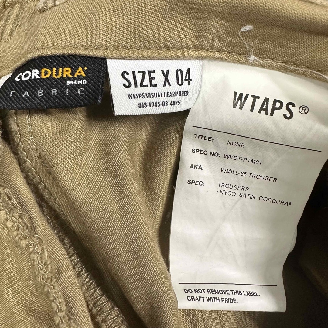 【セール】激安 WTAPS WMILL-65 TROUSER BEIGE XLサイズ