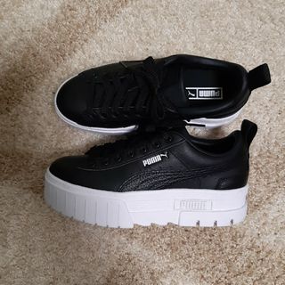 美品 PUMA MAYZE MONO Arctic Ice 超厚底スニーカー 定価から30%オフ