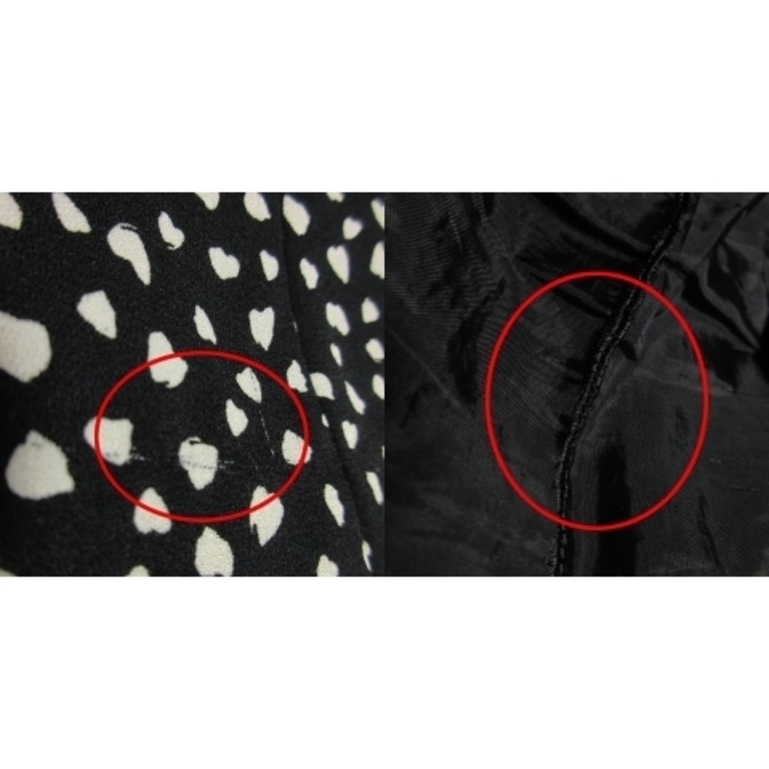 La TOTALITE(ラトータリテ)のラ トータリテ スカート フレア ロング 総柄 リボン 黒 ブラック レディースのスカート(ロングスカート)の商品写真