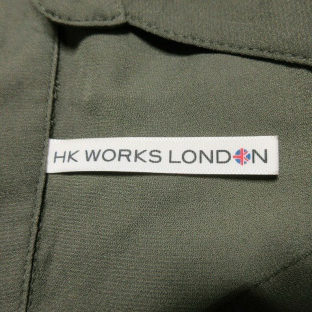 HK WORKS LONDON ワンピース　ドット　薄手　LL