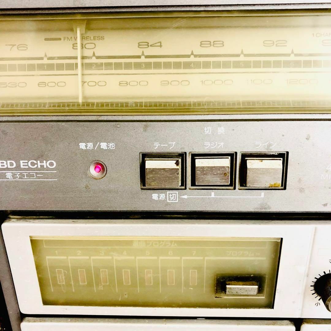 贈り物 ☆希少☆ 昭和銘機 大型ラジカセ National RX-5400迫力音質
