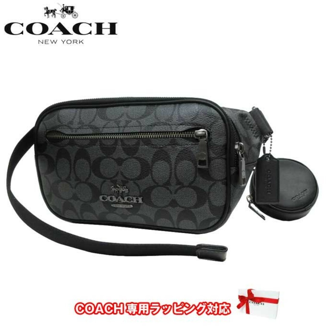 COACH - COACH ボディバッグ ミニポーチ付き CJ506 QBO4G メンズの通販