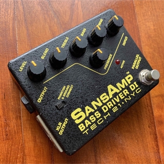 【初期型】 TECH21 SANSAMP BASS DRIVER DI V1(ベースエフェクター)