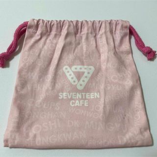 セブンティーン(SEVENTEEN)のseventeen cafe 限定　巾着　セブンティーンカフェ　セブチカフェ(K-POP/アジア)