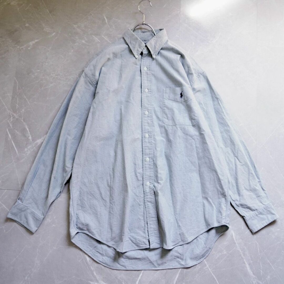 BIG SHIRT ビッグポロ　長袖シャツ　90s