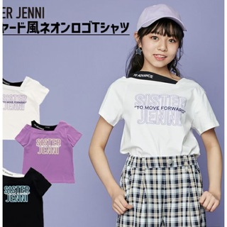 ジェニィ(JENNI)の160cm シスタージェニィ レイヤード風ネオンロゴTシャツ　新品(Tシャツ/カットソー)