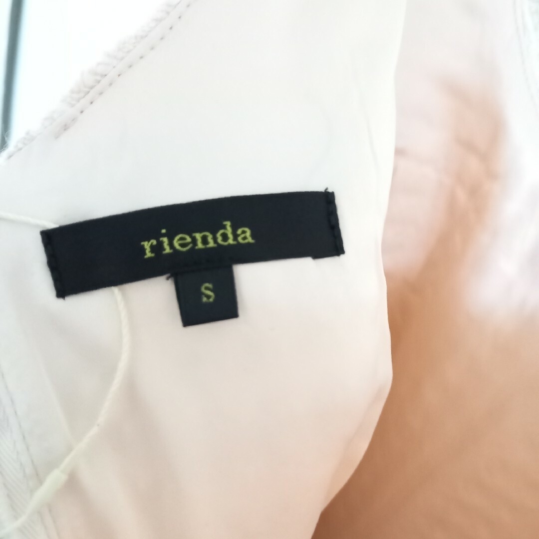 rienda(リエンダ)の新品 rienda ワンピース ピンク S レース ノースリーブ ミニワンピ レディースのワンピース(ミニワンピース)の商品写真