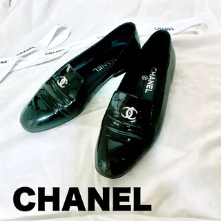 シャネル(CHANEL)のシャネル　フラット　オペラ　パンプス(ローファー/革靴)