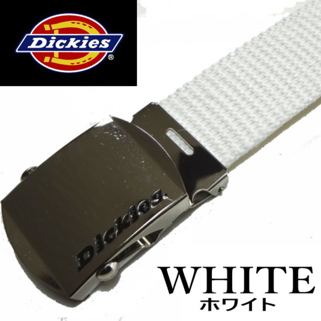 Dickies(ディッキーズ)のホワイト 741 ディッキーズ  GI ベルト ガチャベルト 日本製 白 メンズのファッション小物(ベルト)の商品写真