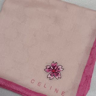 セリーヌ(celine)の値下げ📌【中古】セリーヌ☆大判ハンカチ🌸(ハンカチ)