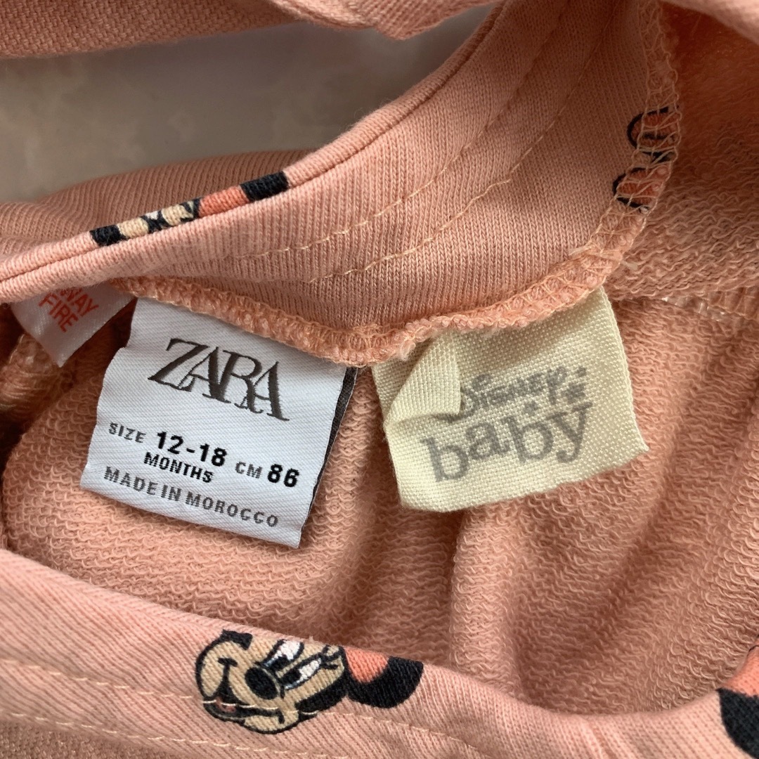 ZARA KIDS(ザラキッズ)のZARA  ミニーちゃん  ワンピース キッズ/ベビー/マタニティのベビー服(~85cm)(ワンピース)の商品写真