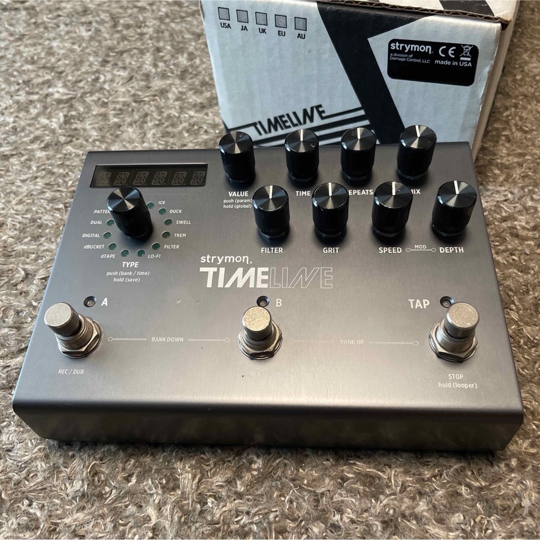 STRYMON TimeLine ギター ベース ディレイ エフェクター - 通販