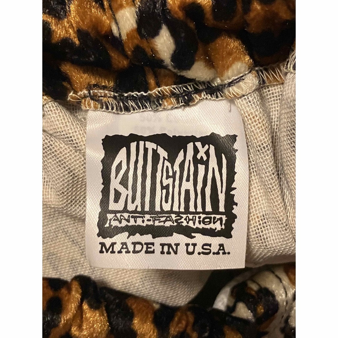 THRASHER(スラッシャー)のButtstain レオパード柄ビンテージショーツ 未使用に近い メンズのパンツ(ショートパンツ)の商品写真