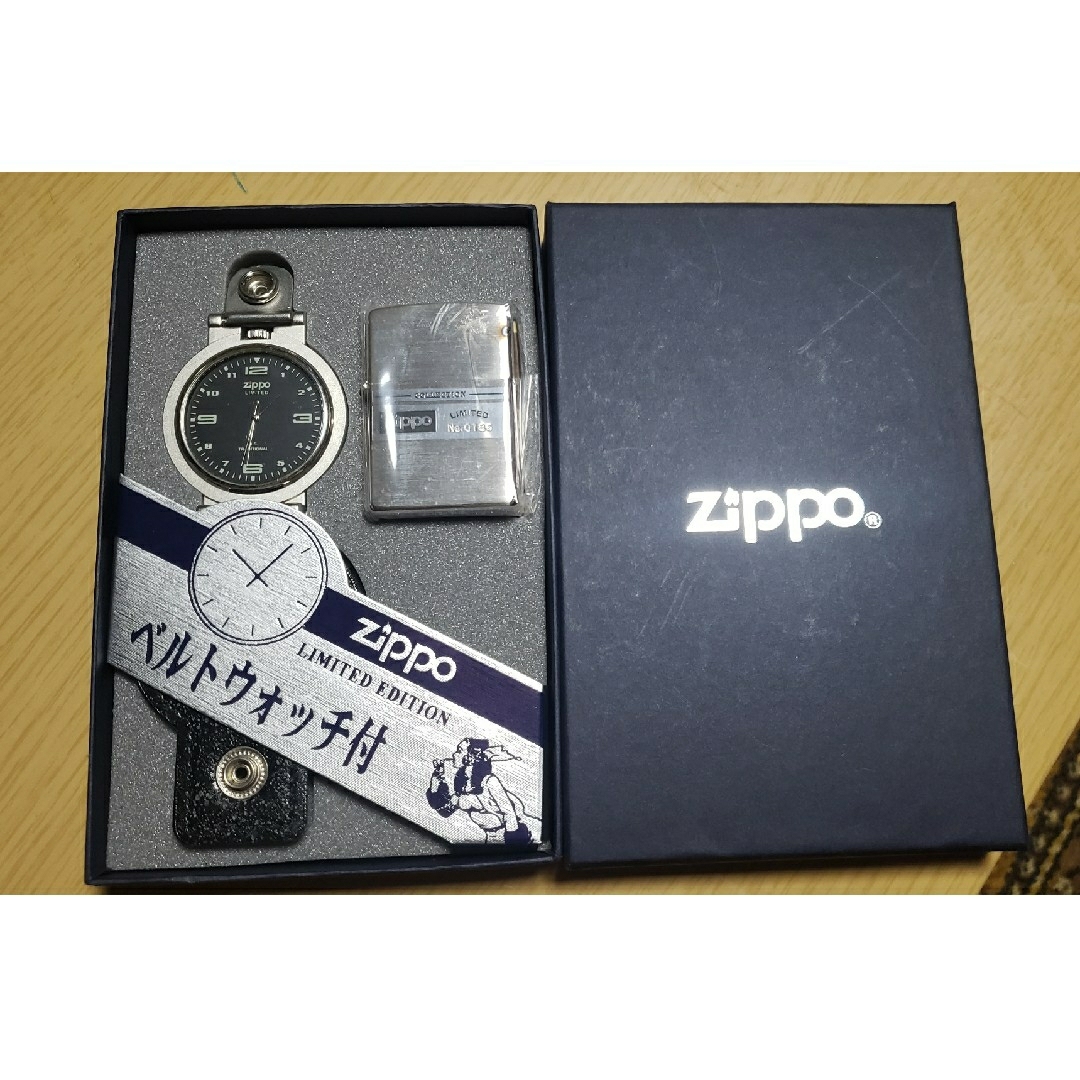 ZIPPO(ジッポー)のZIPPO☆ベルトウォッチ付き／新品未使用／最終値下 メンズのファッション小物(タバコグッズ)の商品写真