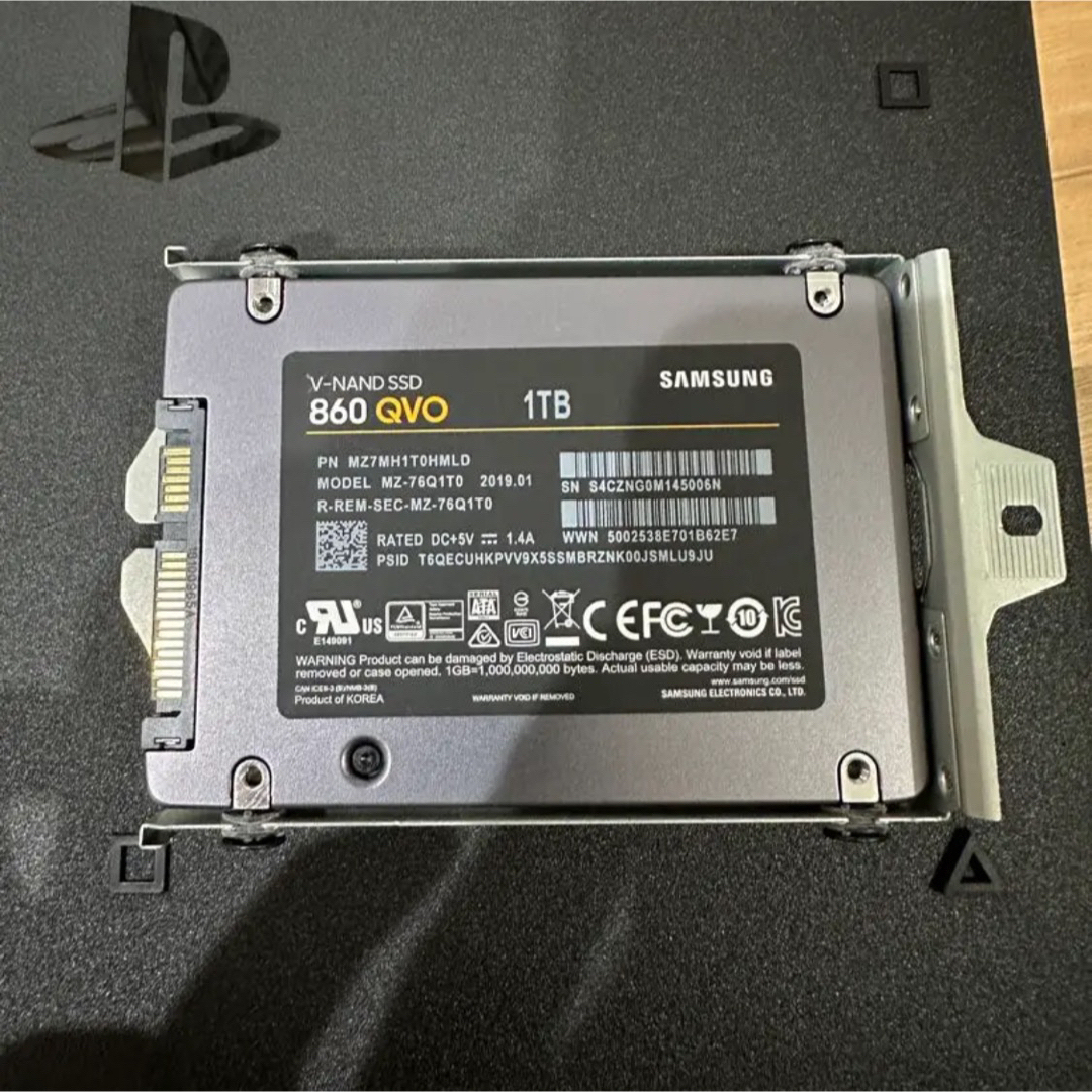 PS4PRO(CHU-7200B) SSD換装 1TB