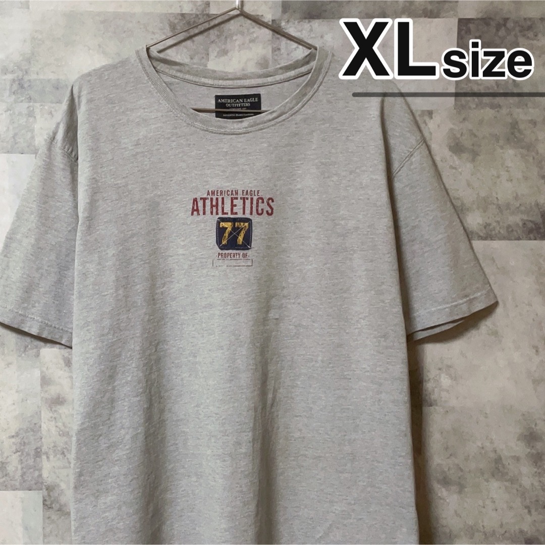 American Eagle - American Eagle Tシャツ XLサイズ グレー ワッペン