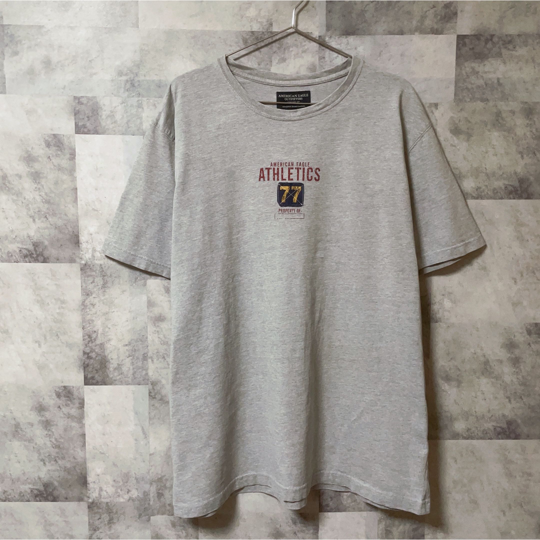 American Eagle - American Eagle Tシャツ XLサイズ グレー ワッペン