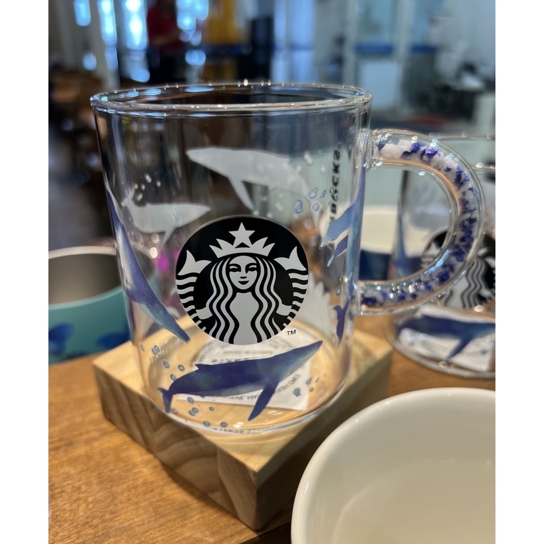 STARBUCKSスターバックス　耐熱グラスマグ　２個セット