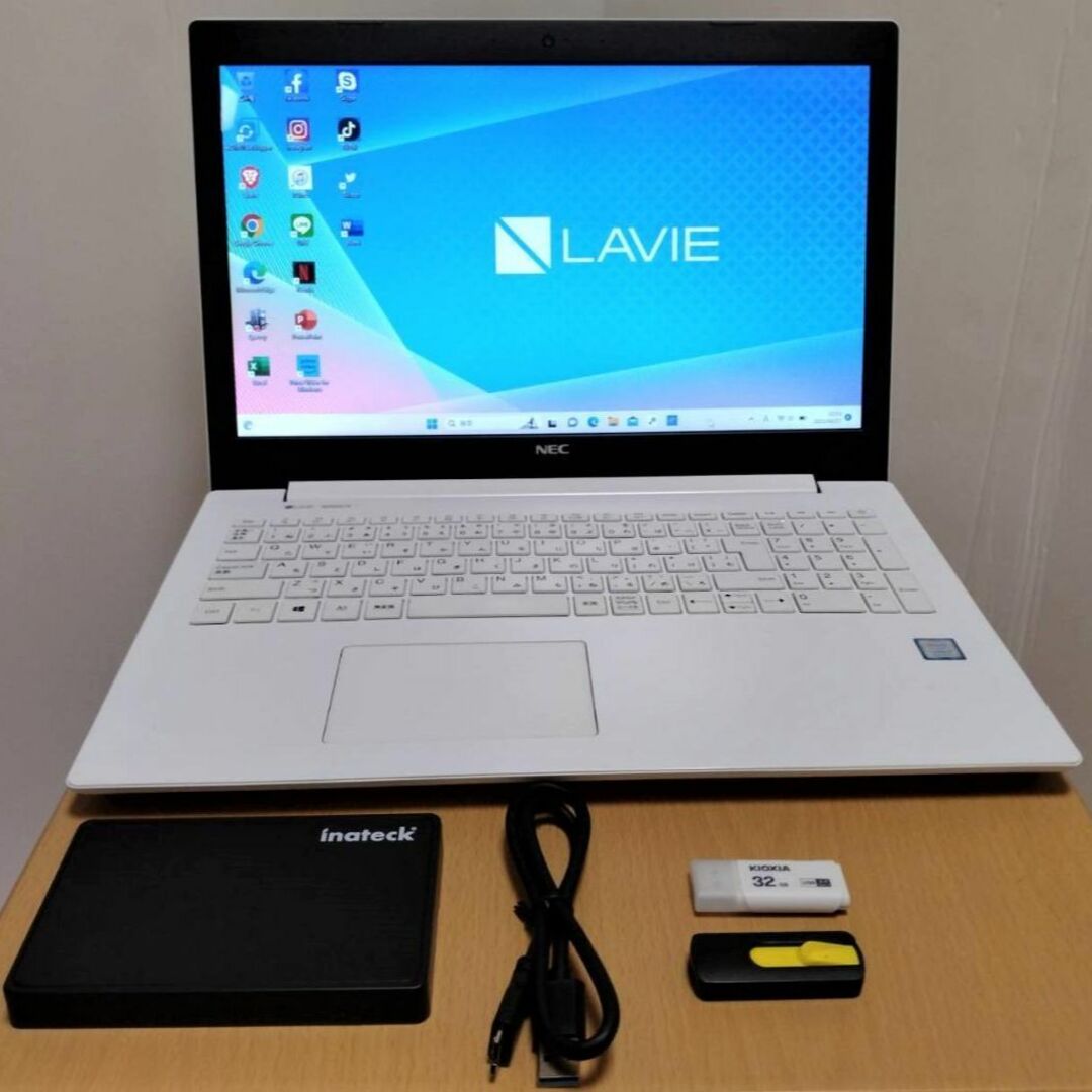 送料無料(沖縄は1000円) 【NEC】LAVIE i5 20GB 新品SSD1TB+HDD1TB