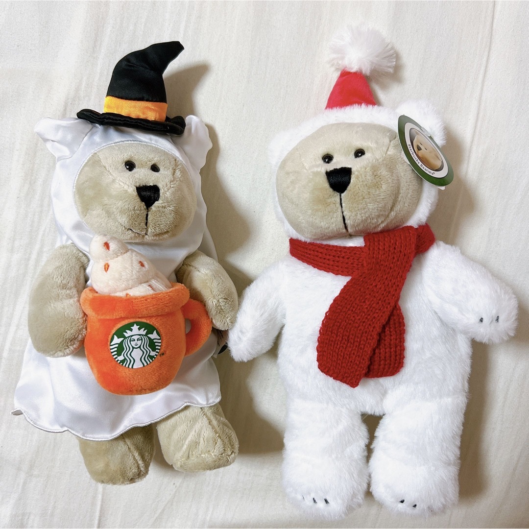 Starbucks(スターバックス)のスターバックス ぬいぐるみ べアリスタ ハロウィン クリスマス 2021 限定 エンタメ/ホビーのおもちゃ/ぬいぐるみ(ぬいぐるみ)の商品写真