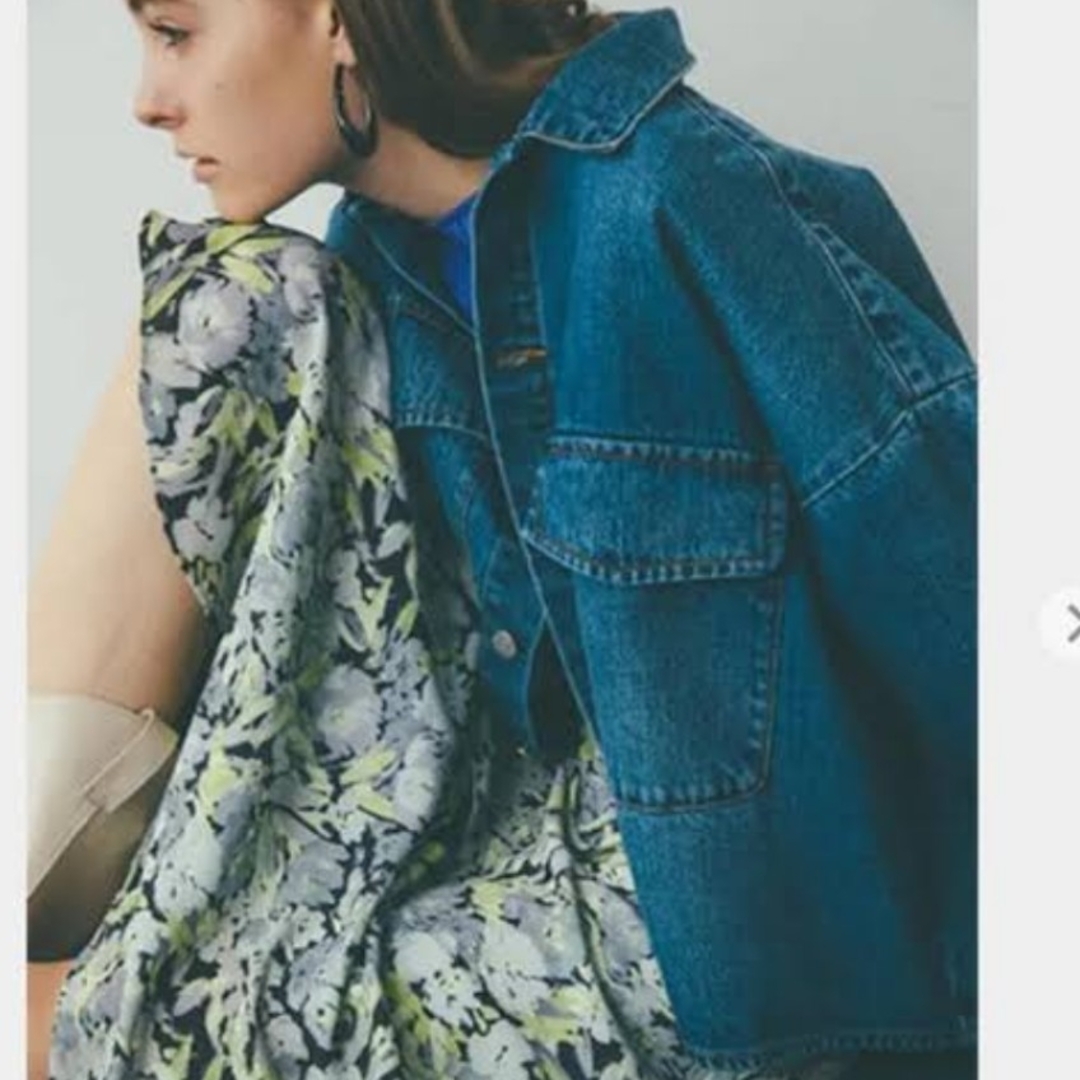 Mila Owen(ミラオーウェン)のMila Owen  シャツライクショートデニムGジャン レディースのジャケット/アウター(Gジャン/デニムジャケット)の商品写真