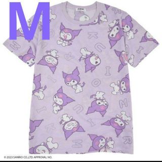 サンリオ(サンリオ)のsanrio サンリオ クロミ総柄 半袖 Tシャツ M(Tシャツ(半袖/袖なし))