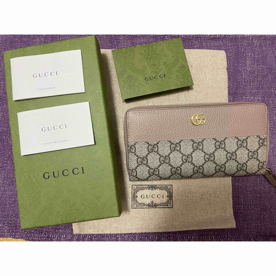 GUCCI - GUCCI グッチ 長財布 ウォレット ピンク