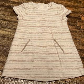 ザラキッズ(ZARA KIDS)のbaiya zara ザラ　結婚式　二次会　パーティー　90 フォーマル　ラメ(ワンピース)