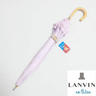 ランバンオンブルー(LANVIN en Bleu)の【新品タグ付き】ランバンオンブルー 晴雨兼用長傘 50cm(傘)