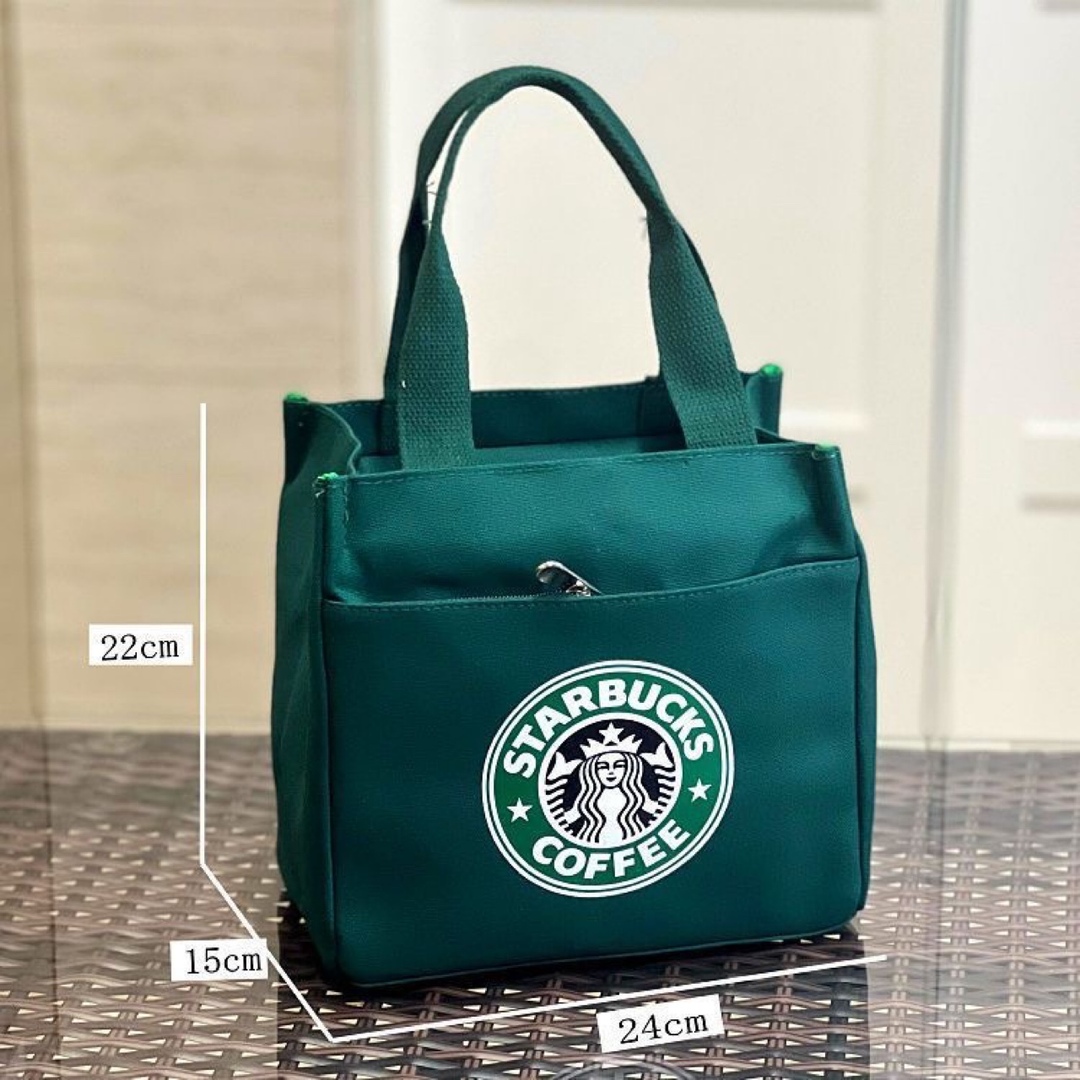 【再入荷】数量限定★スターバックス トートバック ランチバッグ スタバ　海外限定