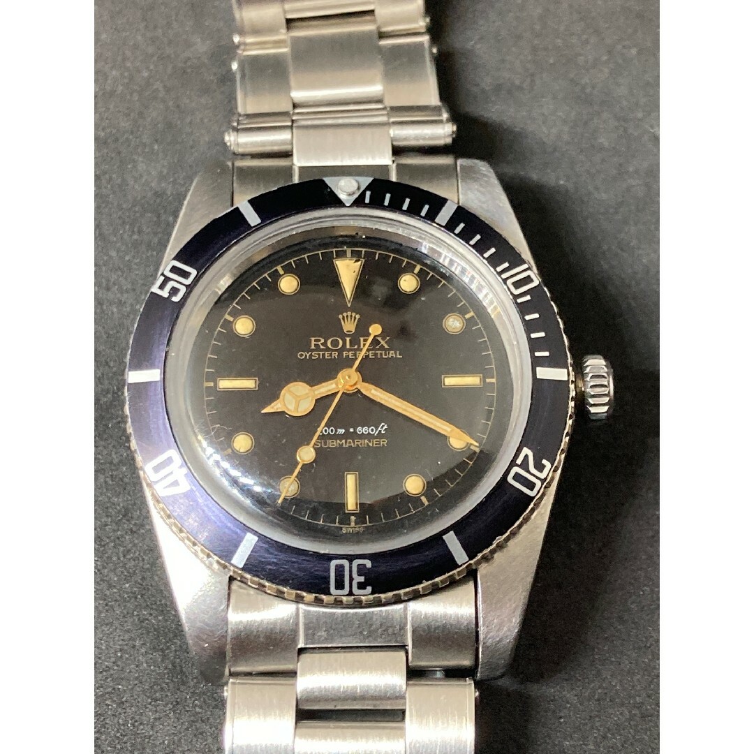 ROLEX ロレックス 5508 サブマリーナ ガードなし 6mmリューズ