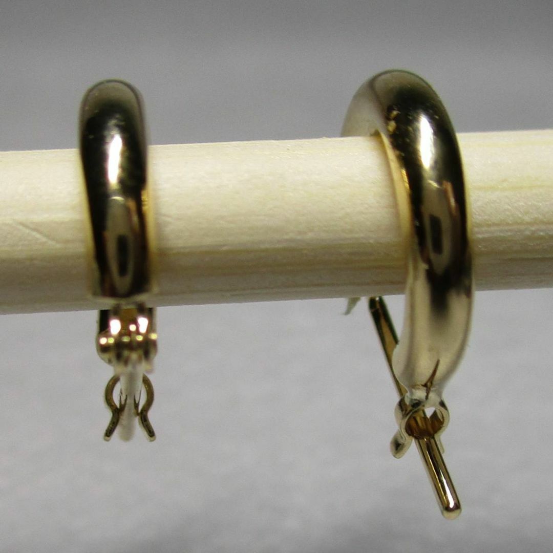 人気【新品】18金/k18/イエローゴールド/フープピアス/2mm×10mm | www