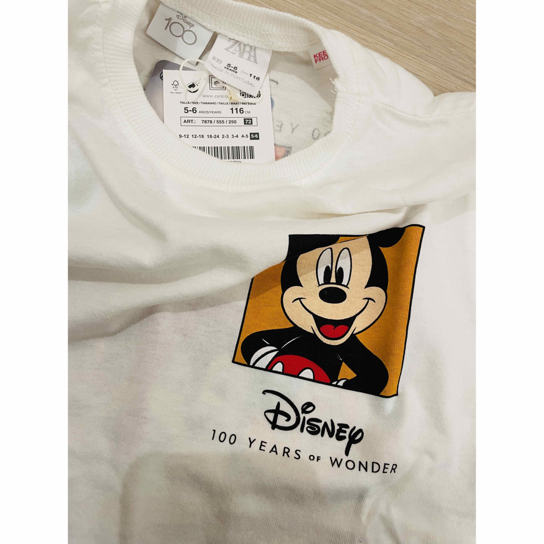 ZARA KIDS(ザラキッズ)の専用☆ザラ ベビー ディズニー ミッキー フレンズ 100周年 Tシャツ キッズ/ベビー/マタニティのキッズ服男の子用(90cm~)(Tシャツ/カットソー)の商品写真