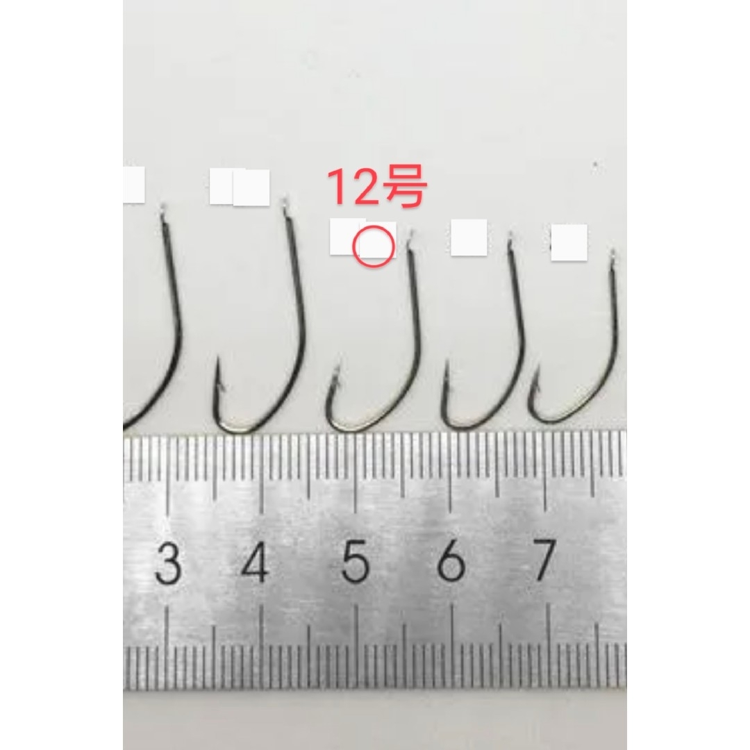 うなぎ針　40個　12号 スポーツ/アウトドアのフィッシング(その他)の商品写真