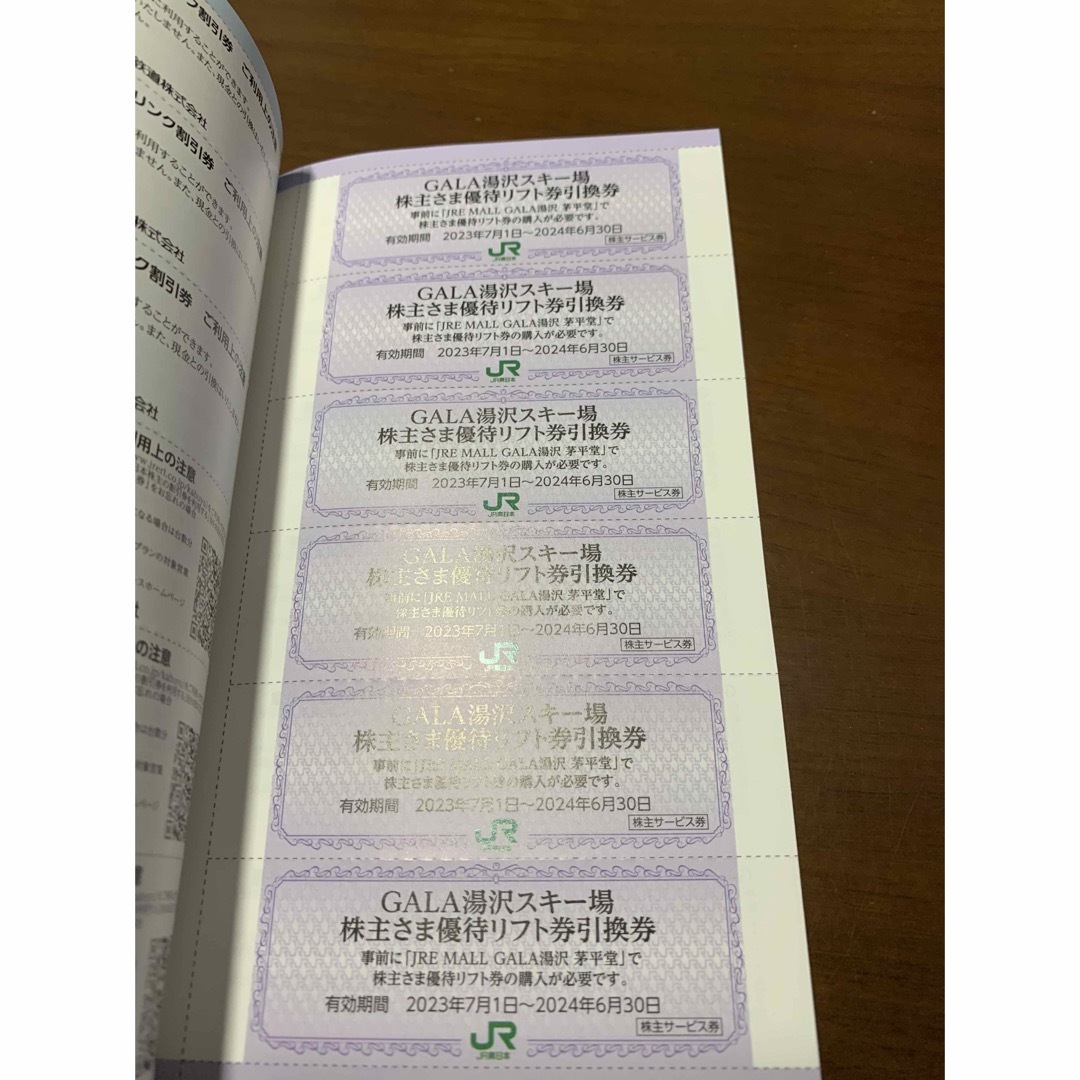 JR東日本　株主優待 チケットの優待券/割引券(その他)の商品写真