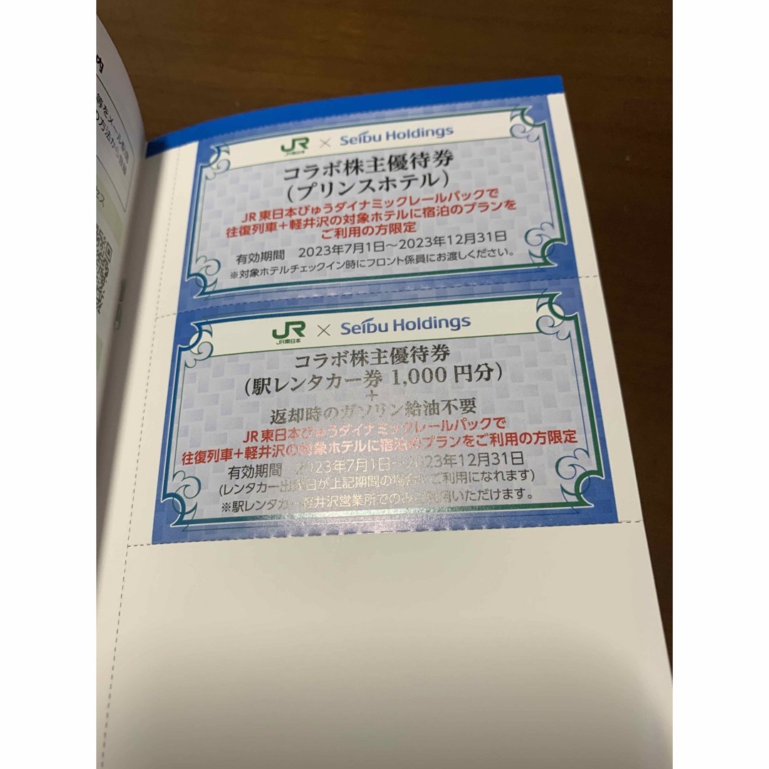 JR東日本　株主優待 チケットの優待券/割引券(その他)の商品写真