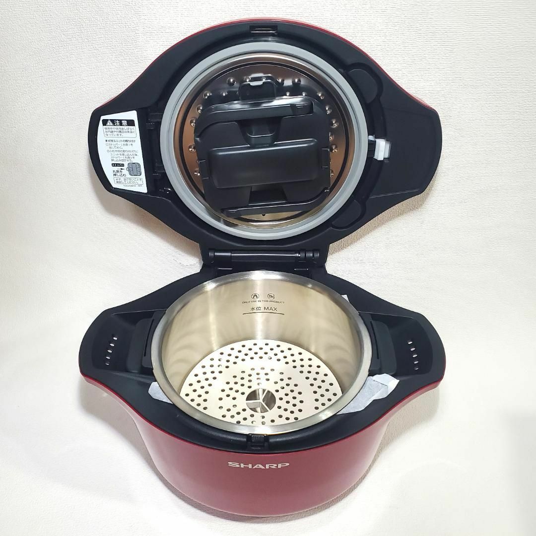 KN-HW24E-R シャープ ヘルシオ ホットクック 新品 未使用 保証有-