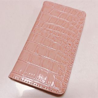 新品　iPhone6s 手帳型　クロコ　スマホケース(iPhoneケース)