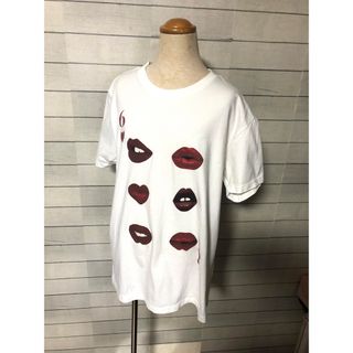 グラニフ(Design Tshirts Store graniph)のグラニフ　Tシャツ　リップ柄　男女兼用のS(Tシャツ(半袖/袖なし))