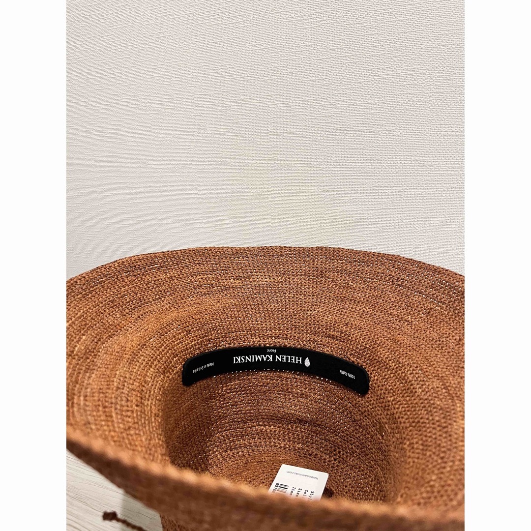 新品タグ巾着付 ヘレンカミンスキー Provence10 - 麦わら帽子/ストロー