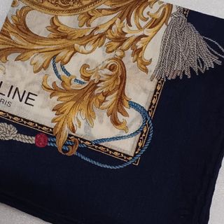 セリーヌ(celine)の値下げ📌【中古】セリーヌ☆大判ハンカチ51×51(ハンカチ)