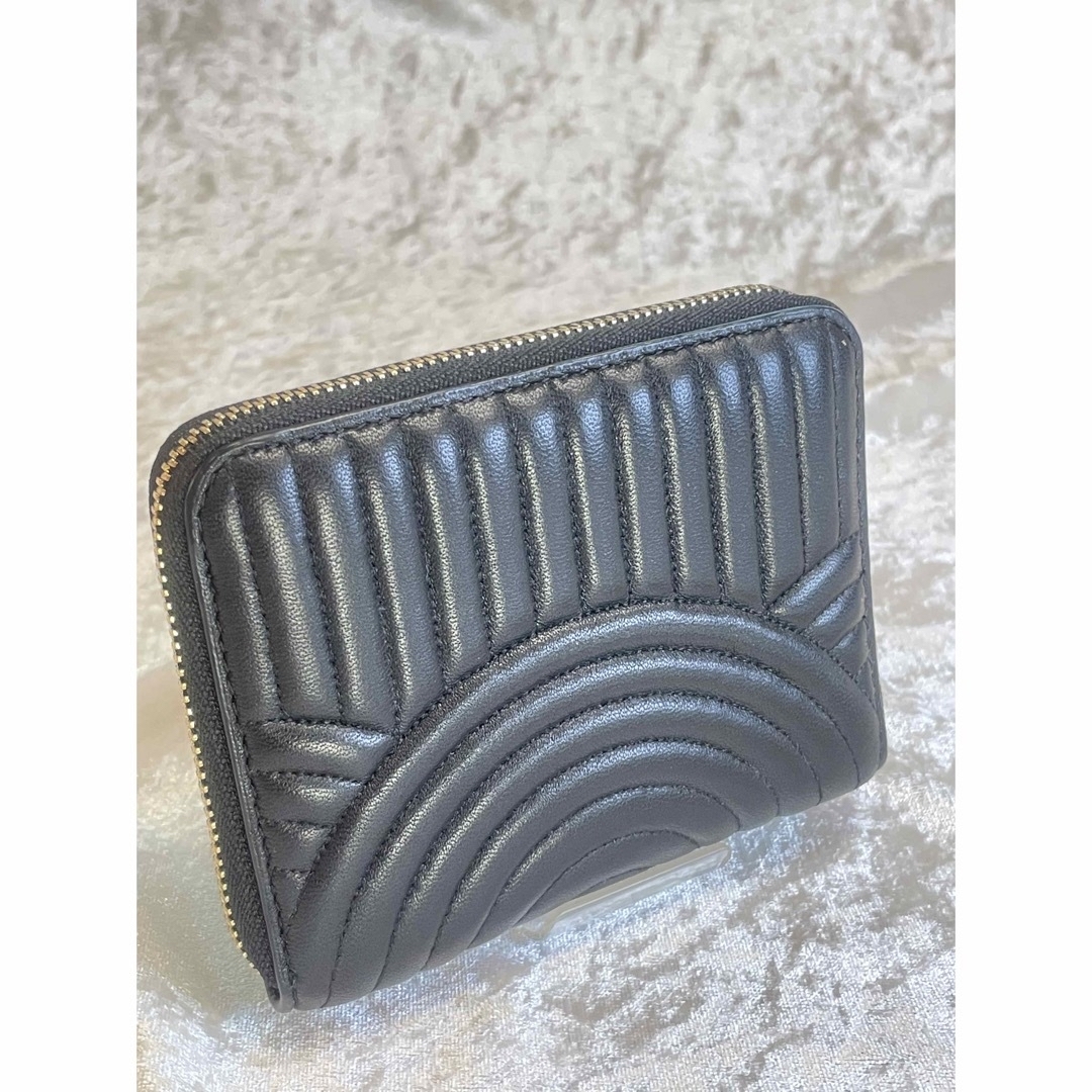 ✨未使用 コーチ COACHラウンドファスナーキルティングレザー コンパクト財布